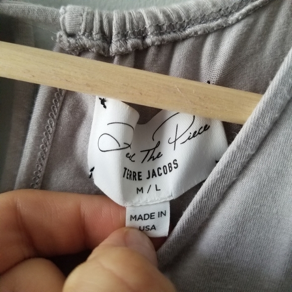 Feel The Piece Terre Jacobs Romper Gray Soft M/L - Picture 3 of 10